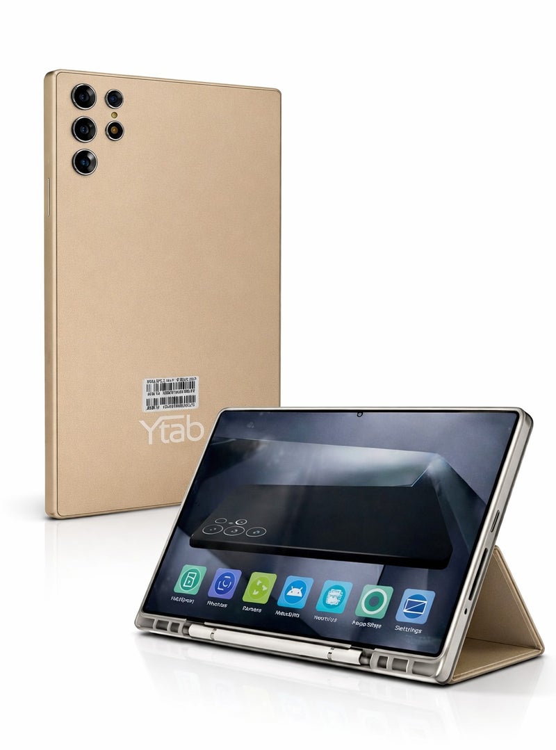 YTAB ULTRA 35 Smart PC Tablet for Kids Education, 10.1 Inch Display, Wireless Keyboard & Mouse, Flip Cover, Pen, C-Type Charger"" - Image 1